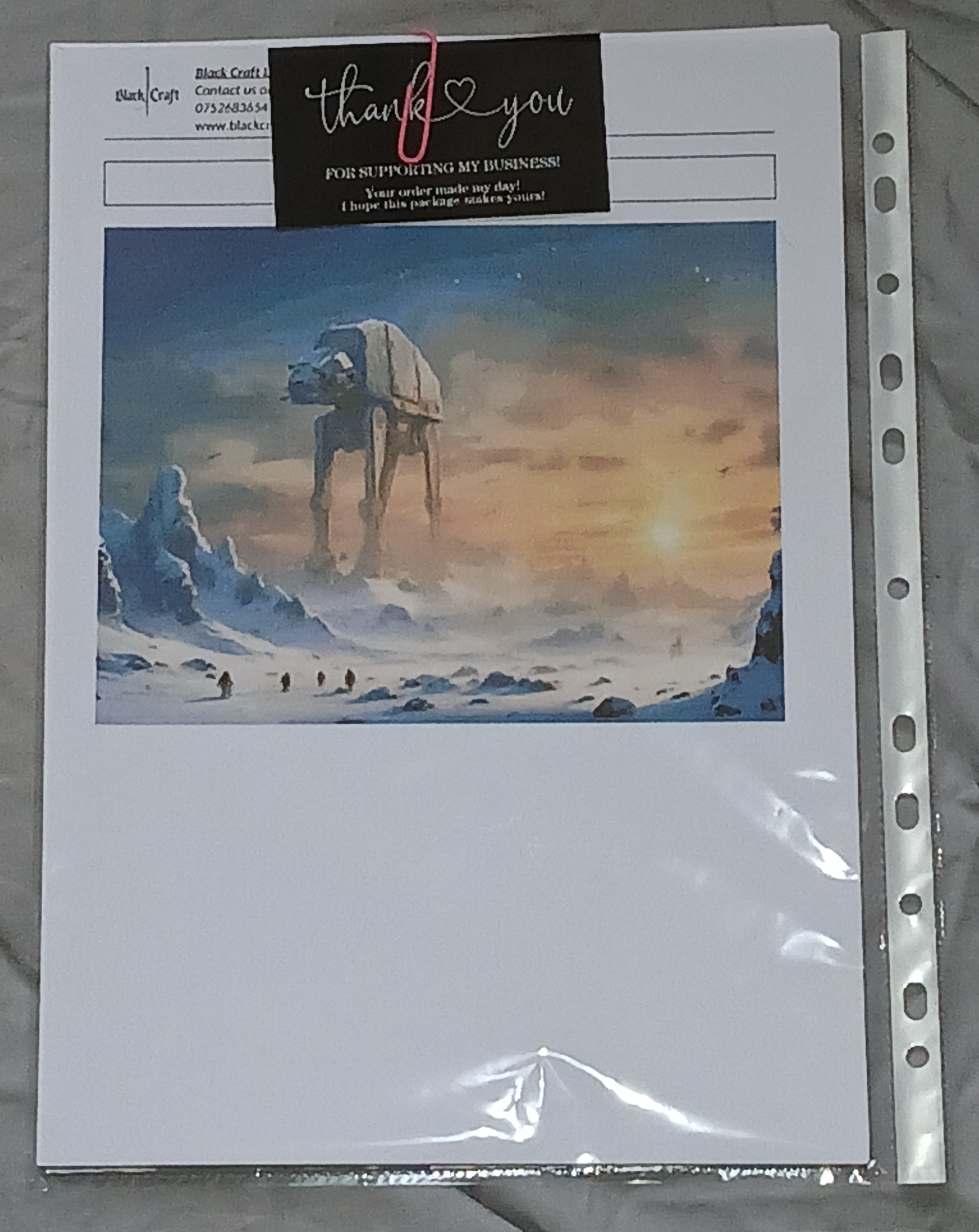 AT-AT Cross Stitch Chart (DMC)