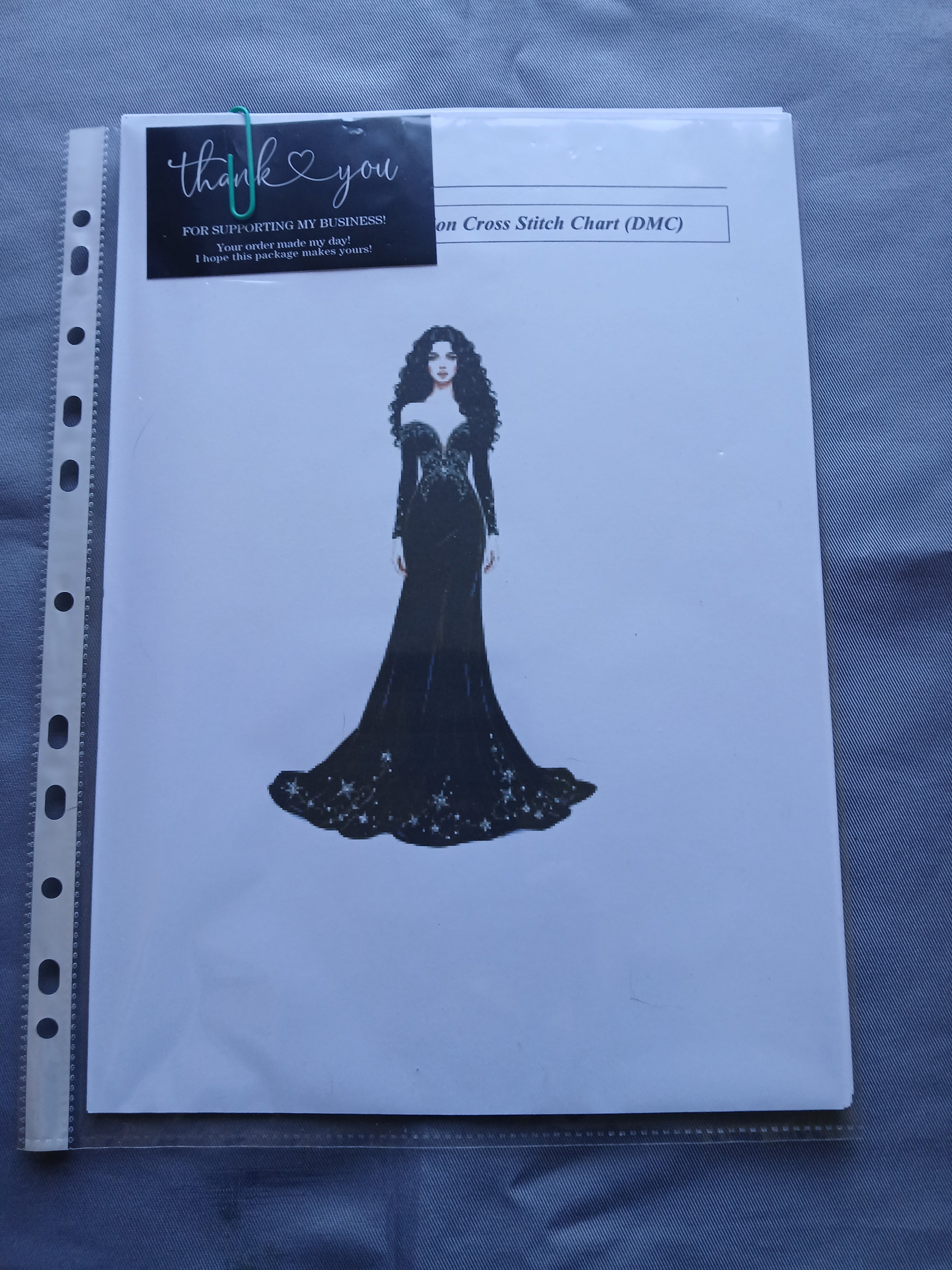 Aalyah Cross Stitch Chart