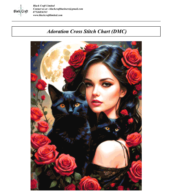 Adoration Cross Stitch Chart