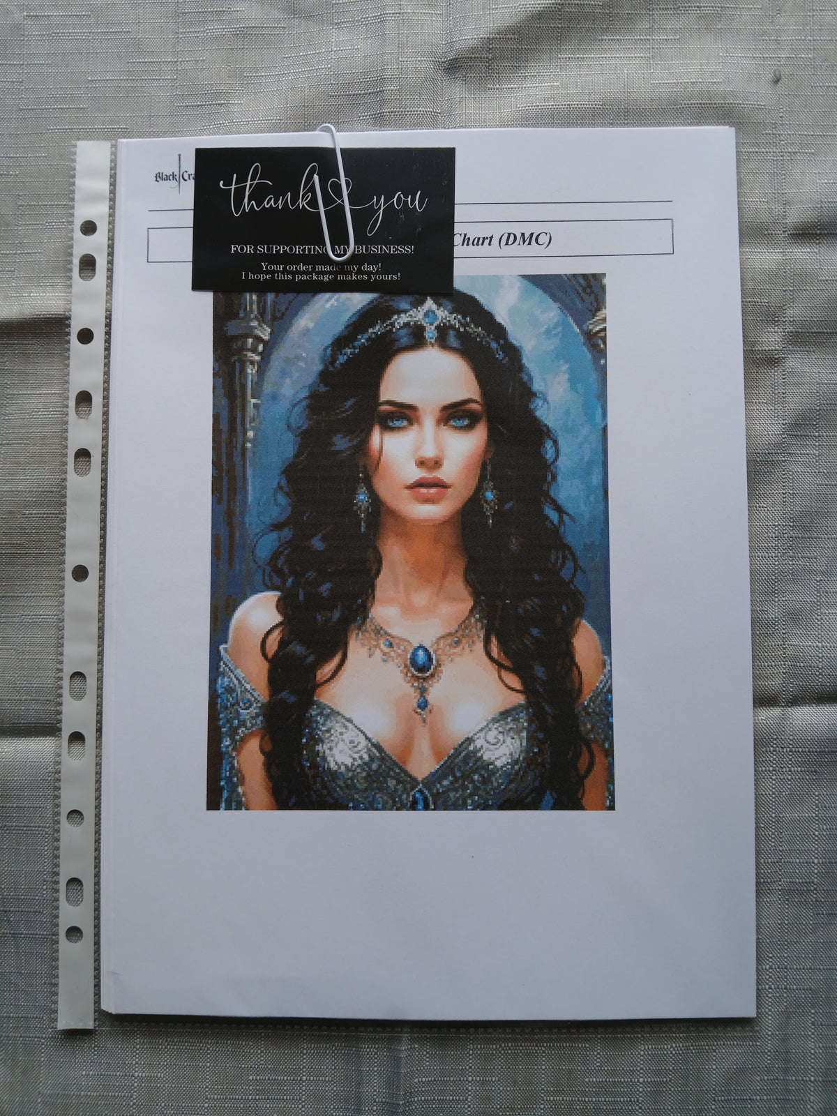 Alejandra Cross Stitch Chart Pattern