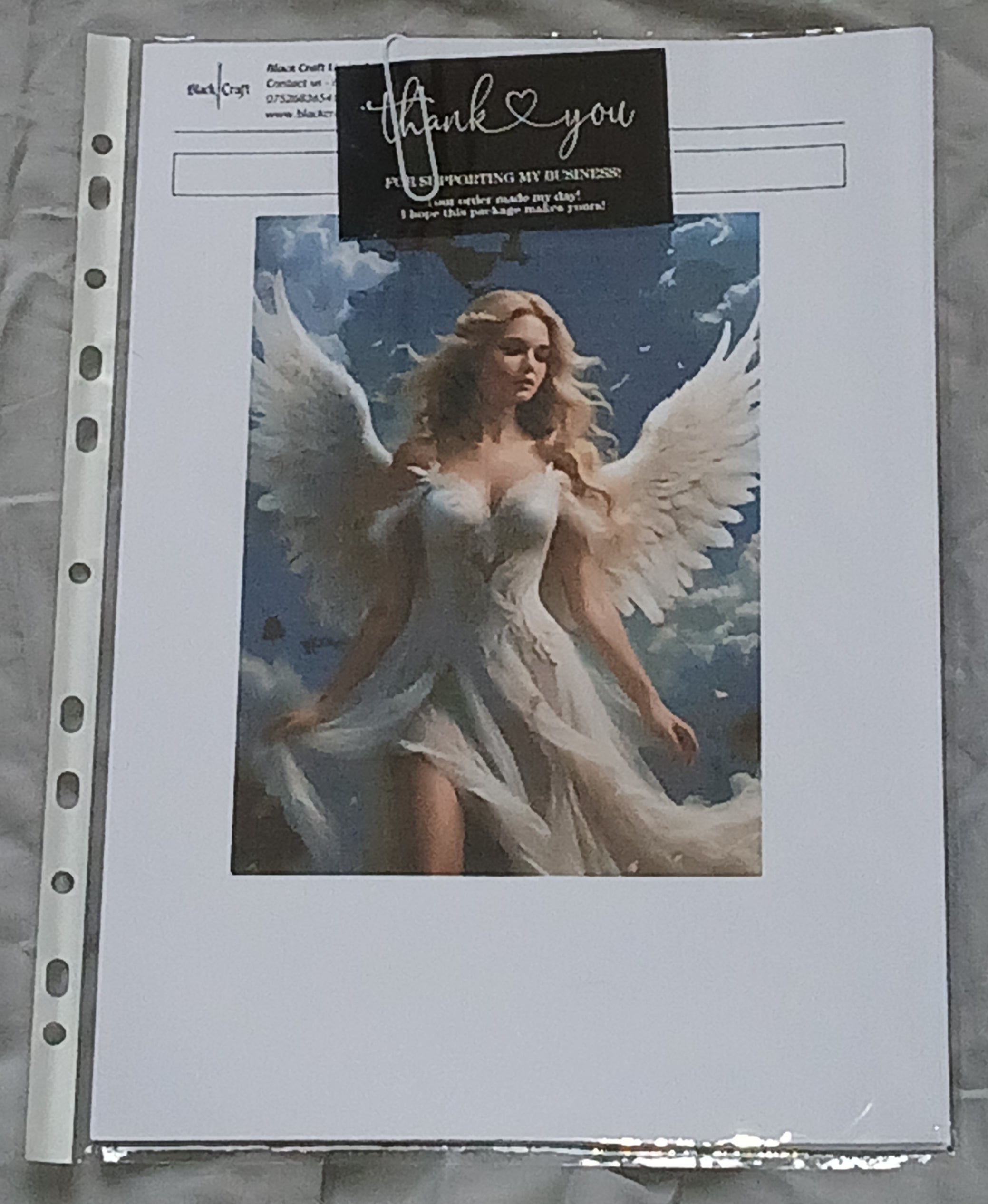 Angel Cross Stitch Chart (DMC)