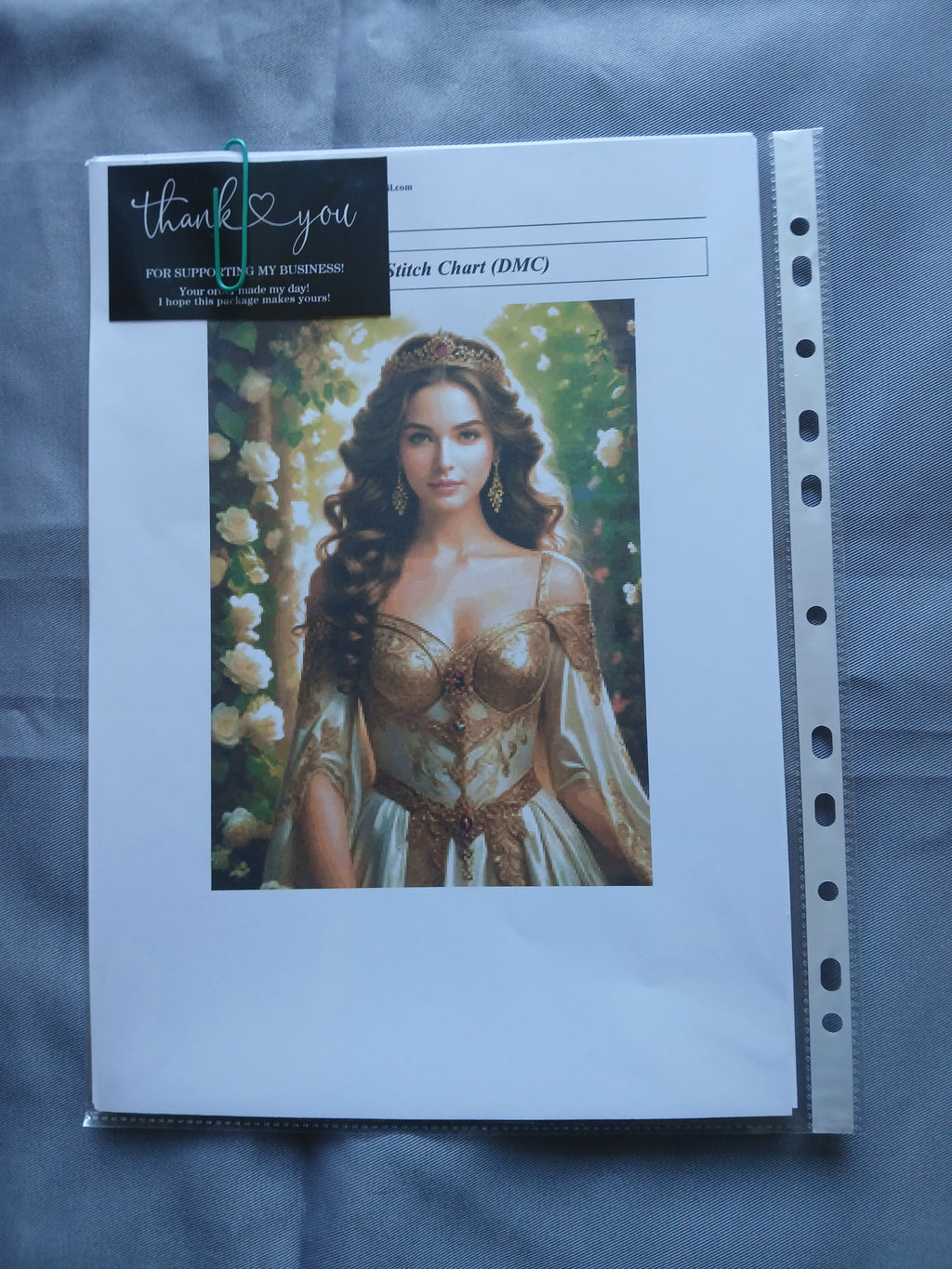 Anya Cross Stitch Chart Pattern
