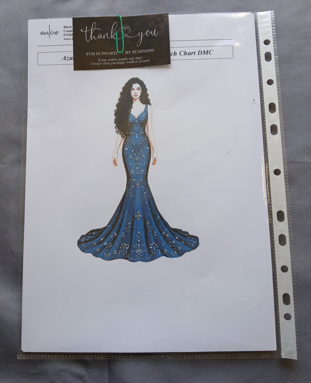 Azure Cross Stitch Chart Pack