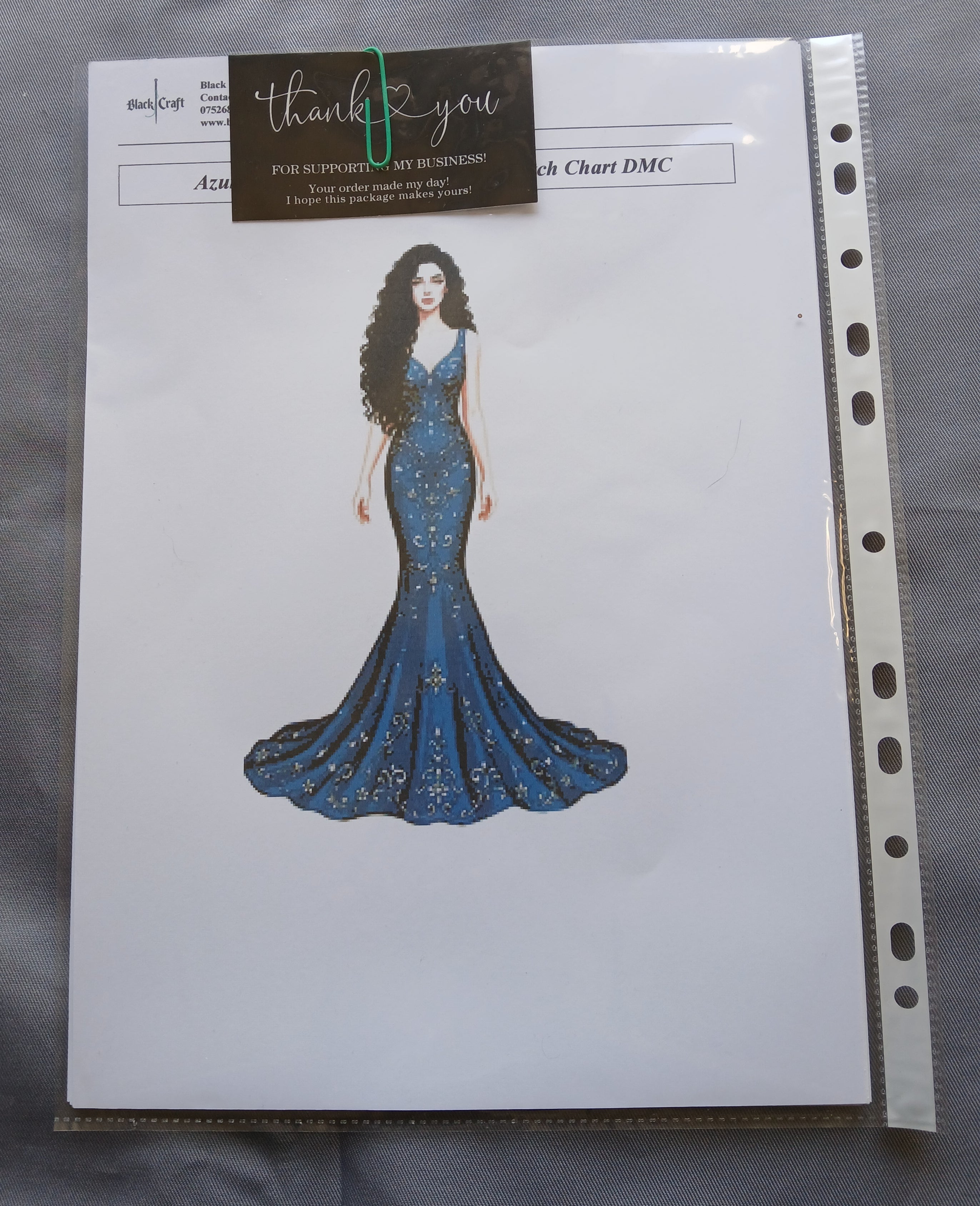 Azure Cross Stitch Chart Pack