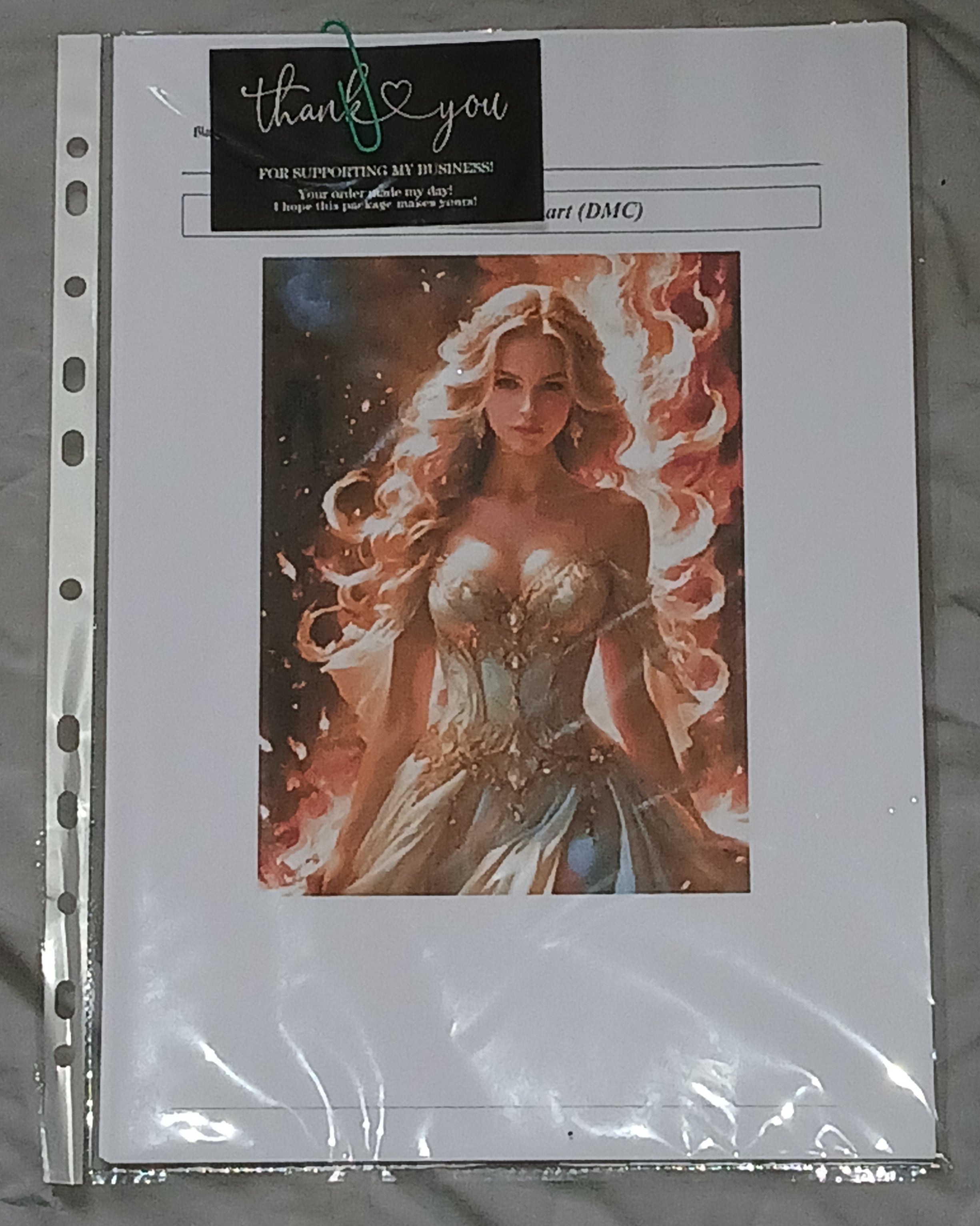 Becca Cross Stitch Chart (DMC)