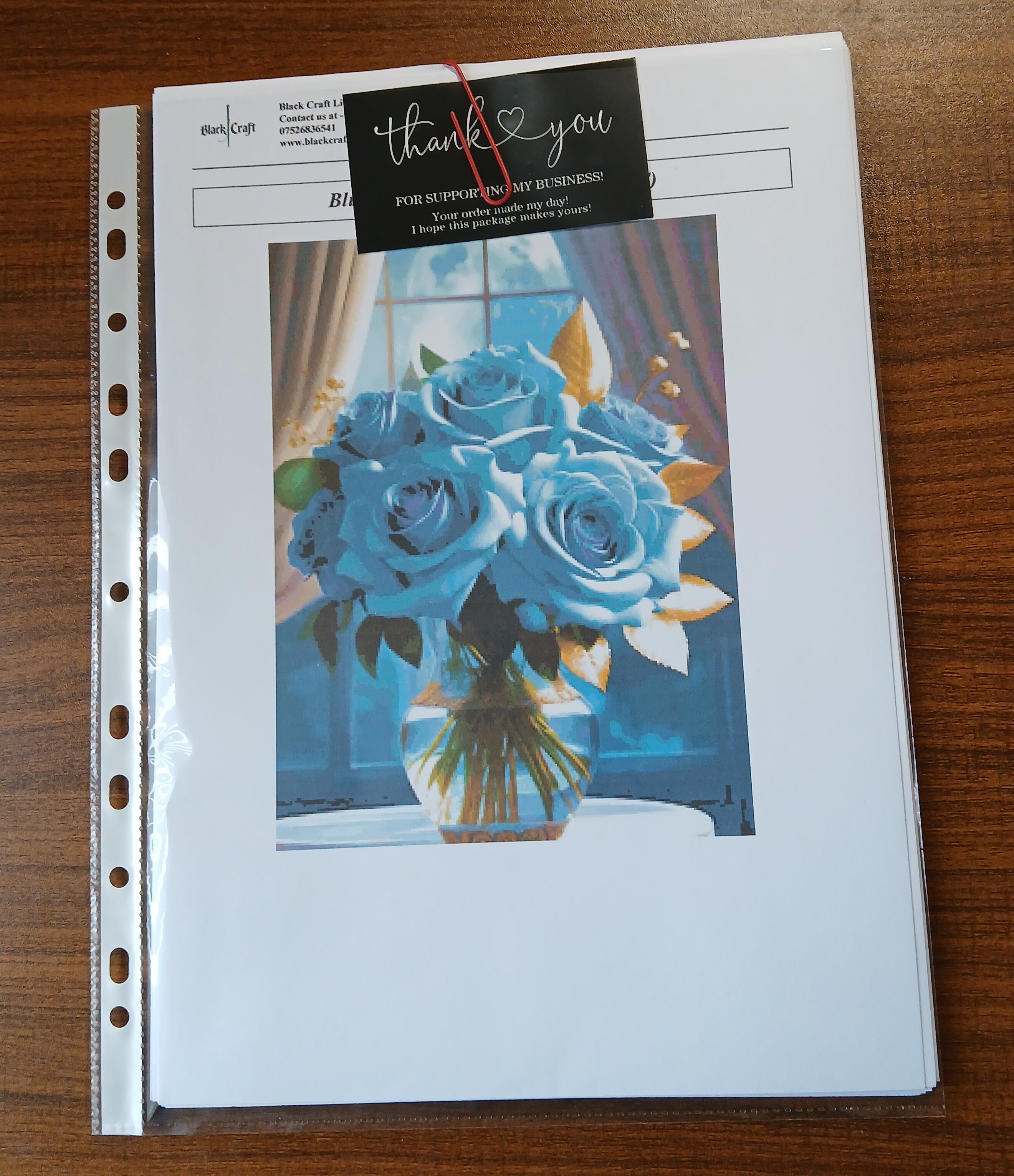 Blue Moon Cross Stitch Chart