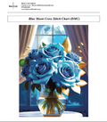 Blue Moon Cross Stitch Chart