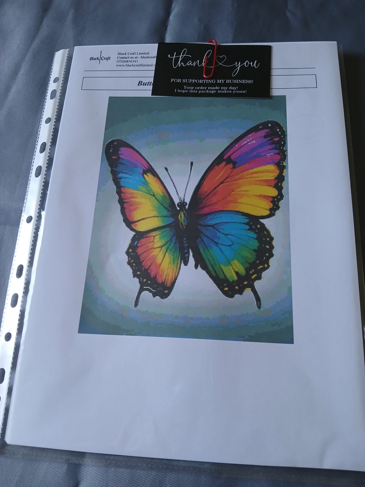 Buttterfly Cross Stitch Chart Pack (DMC)
