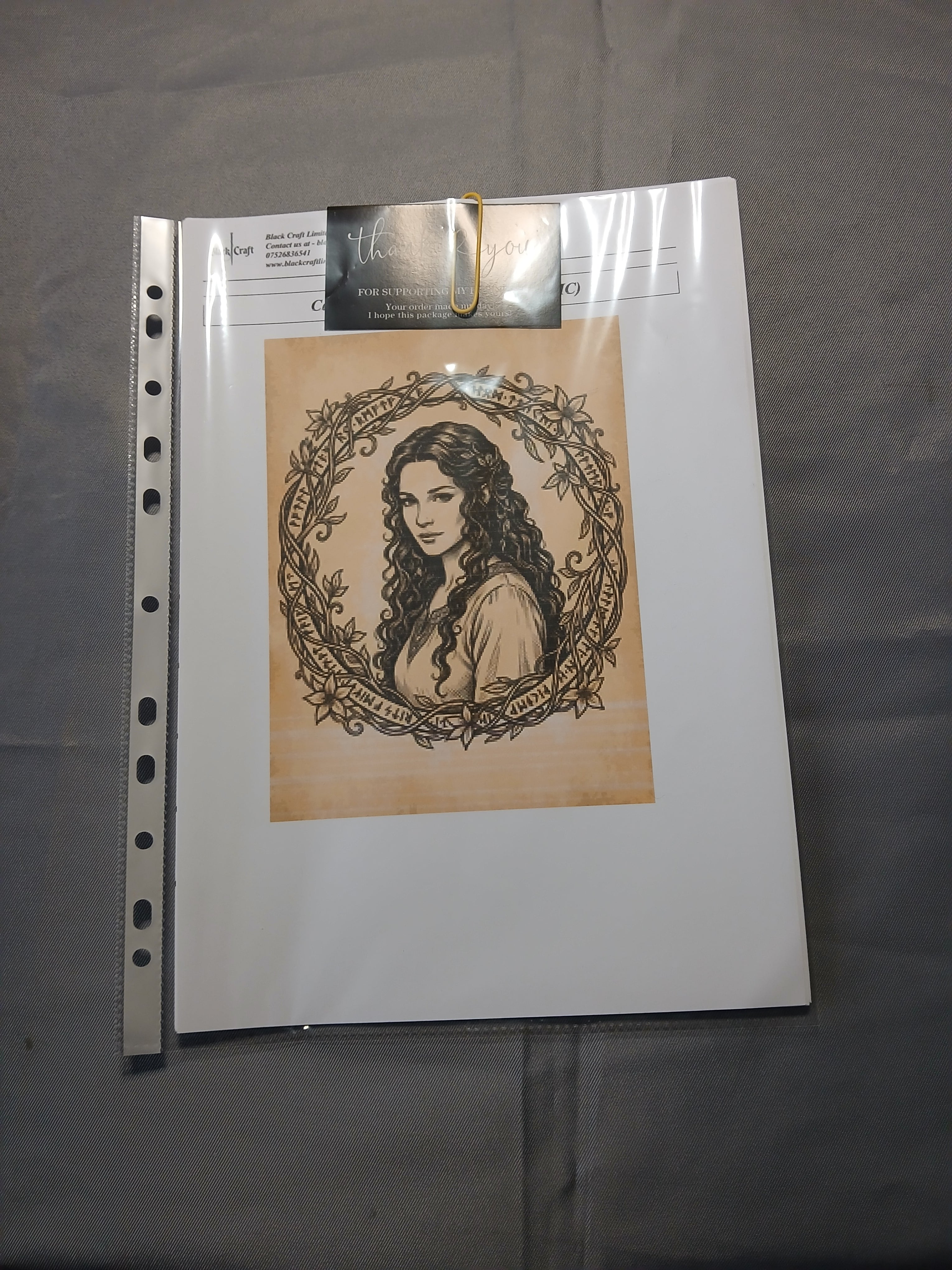 Cameo Lady Cross Stitch Pack (DMC)