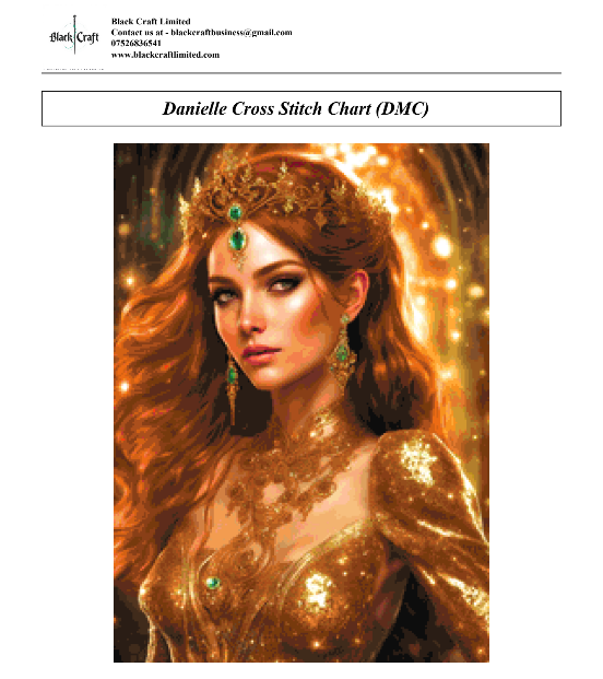 Danielle Cross Stitch Chart