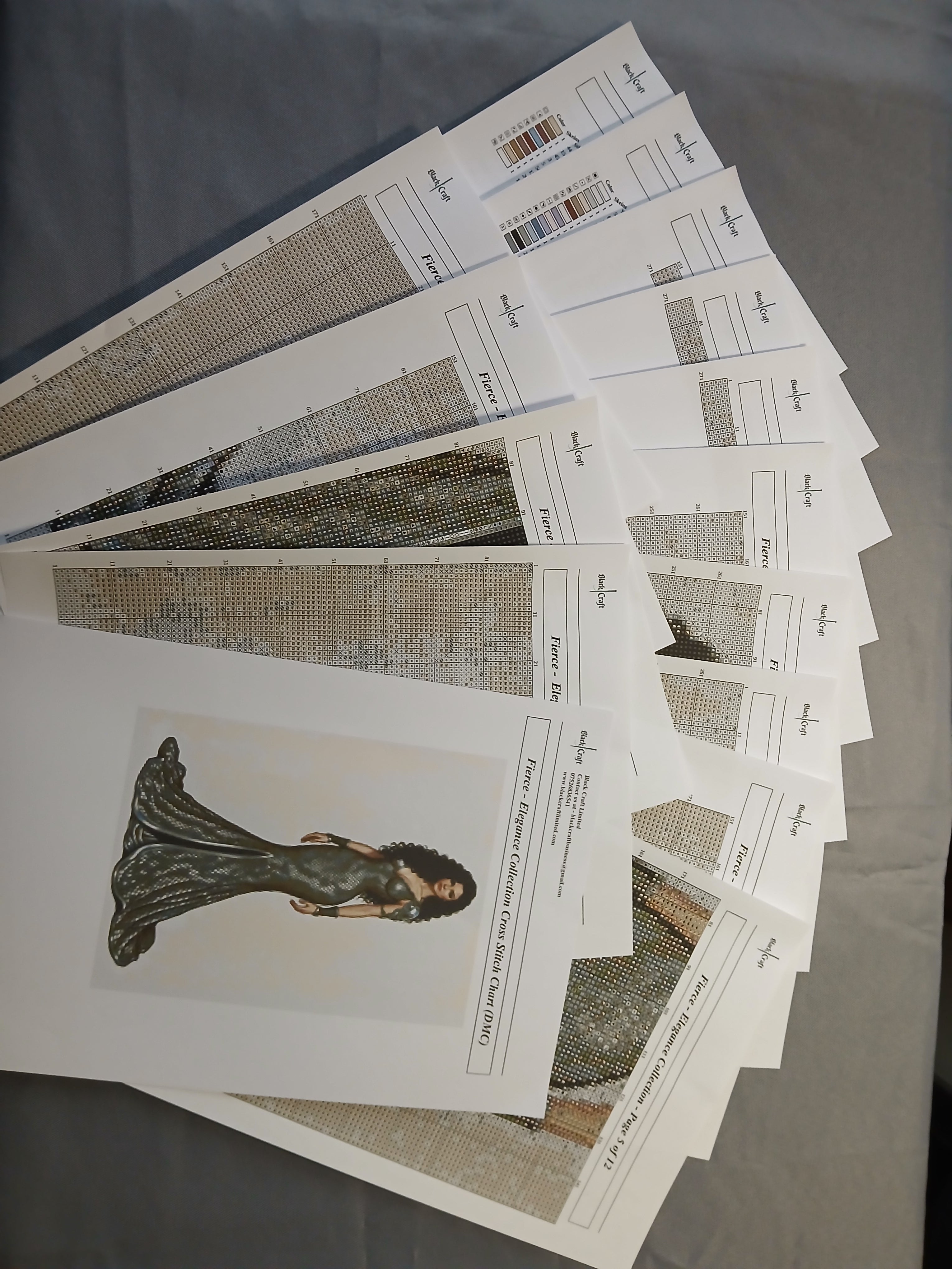 Fierce Cross Stitch Chart