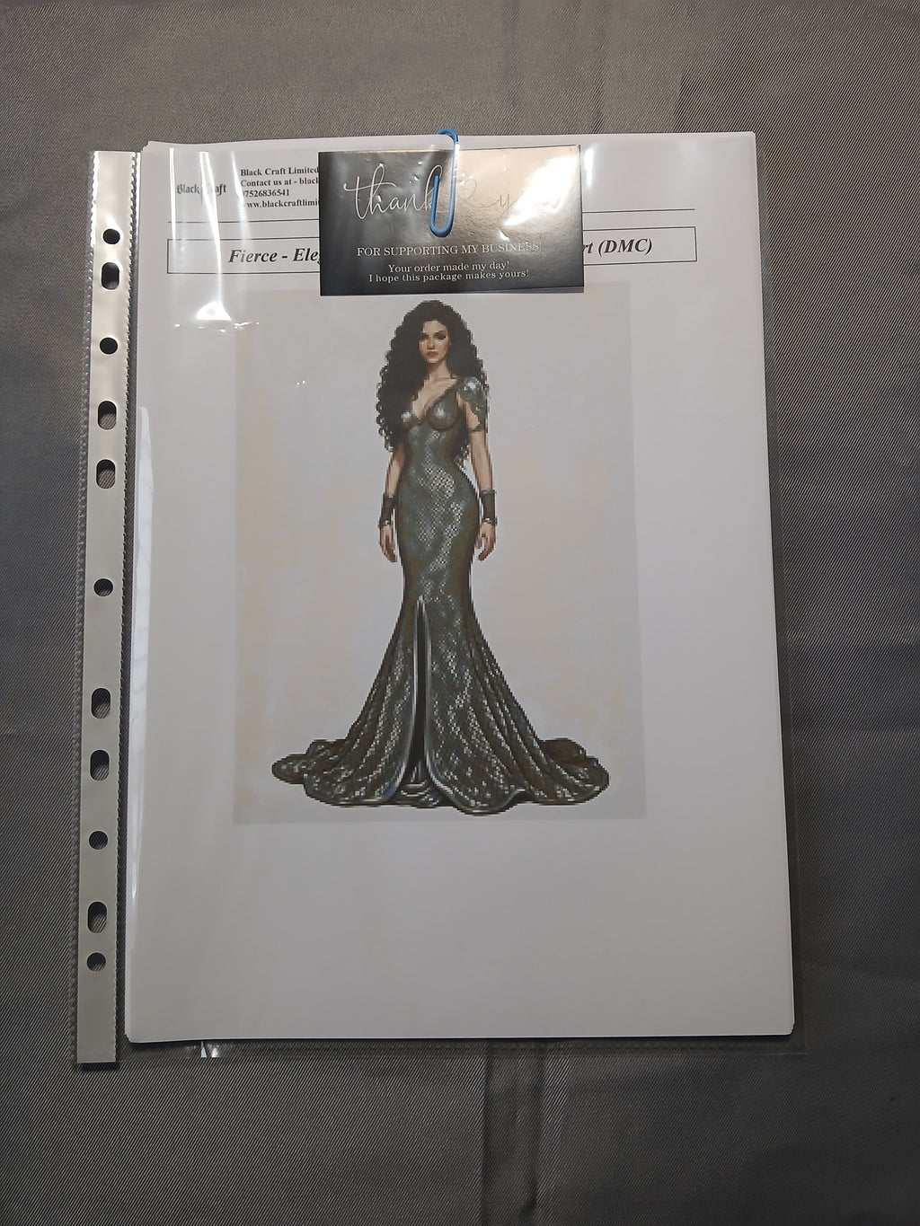 Fierce Cross Stitch Chart