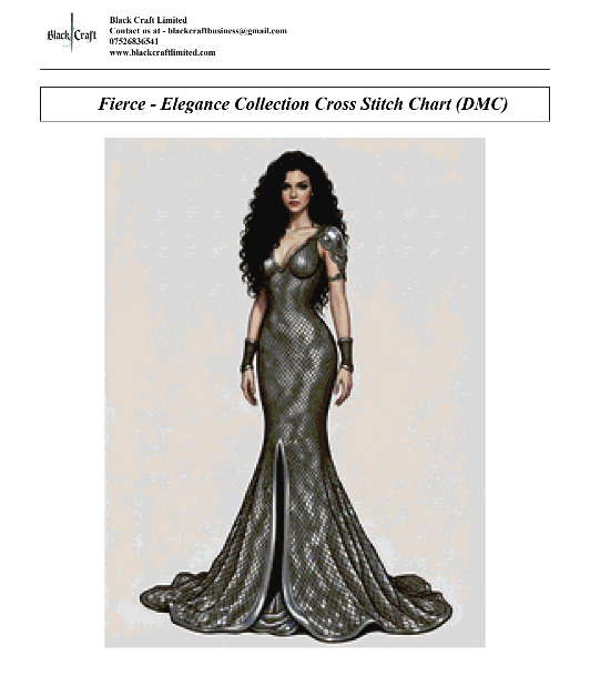 Fierce Cross Stitch Chart