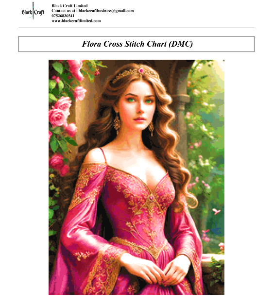 Flora Cross Stitch Chart