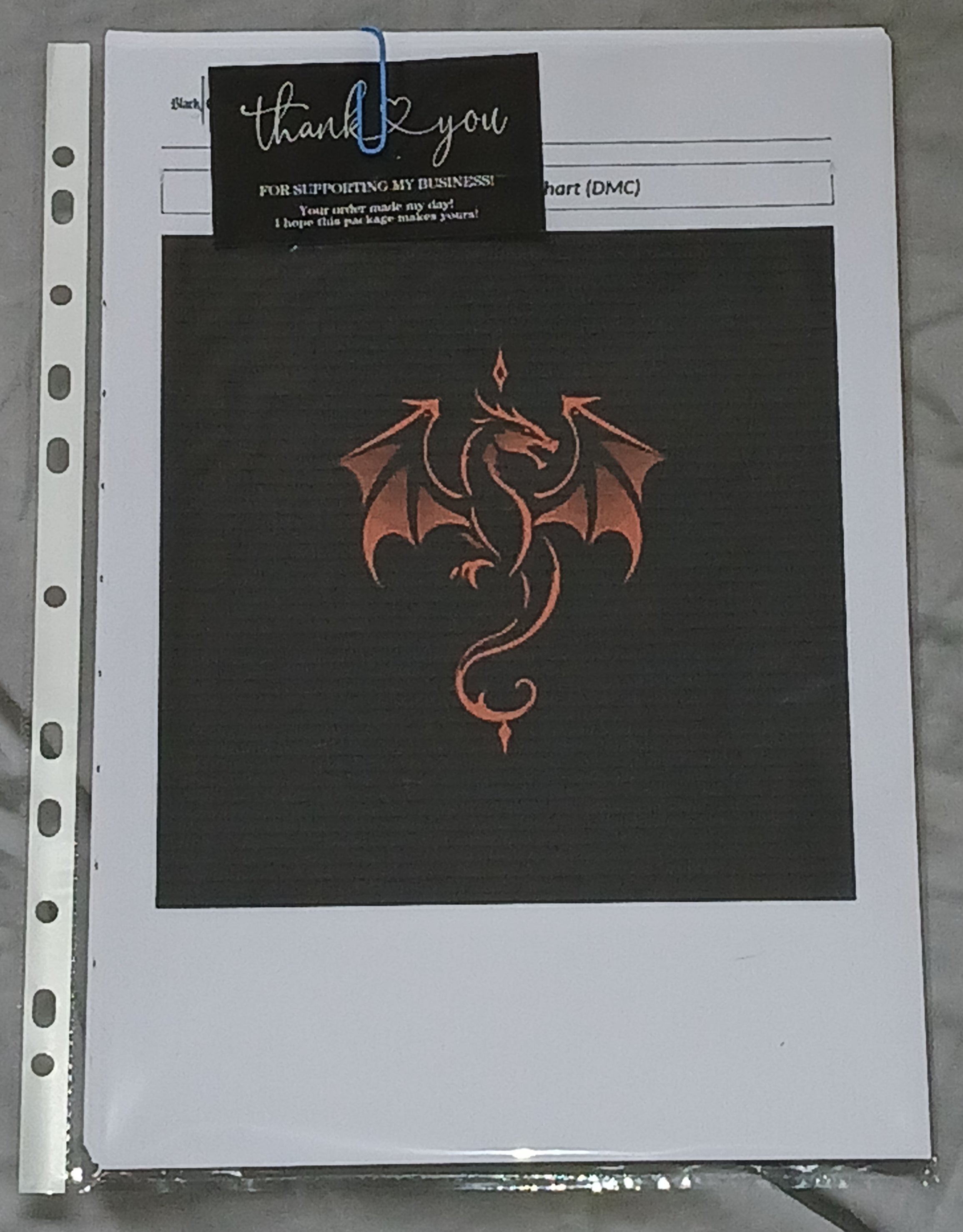 Infusion Cross Stitch Chart (DMC)