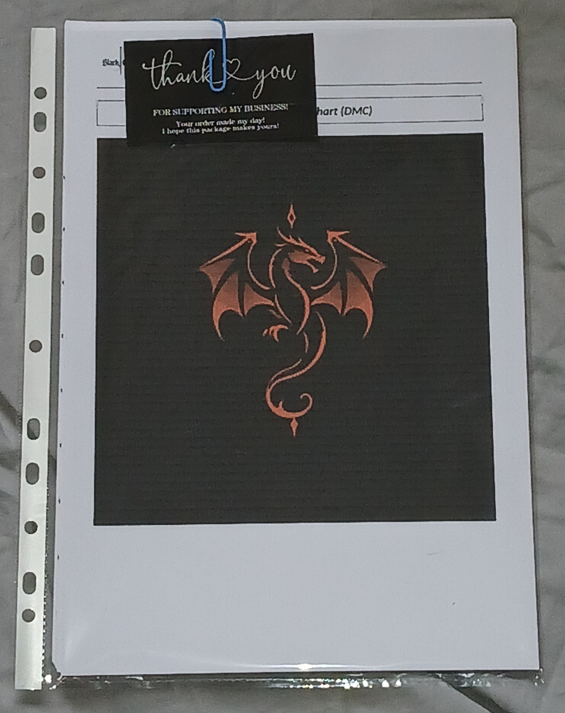 Infusion Cross Stitch Chart (DMC)