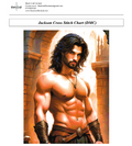 Jackson Cross Stitch Chart