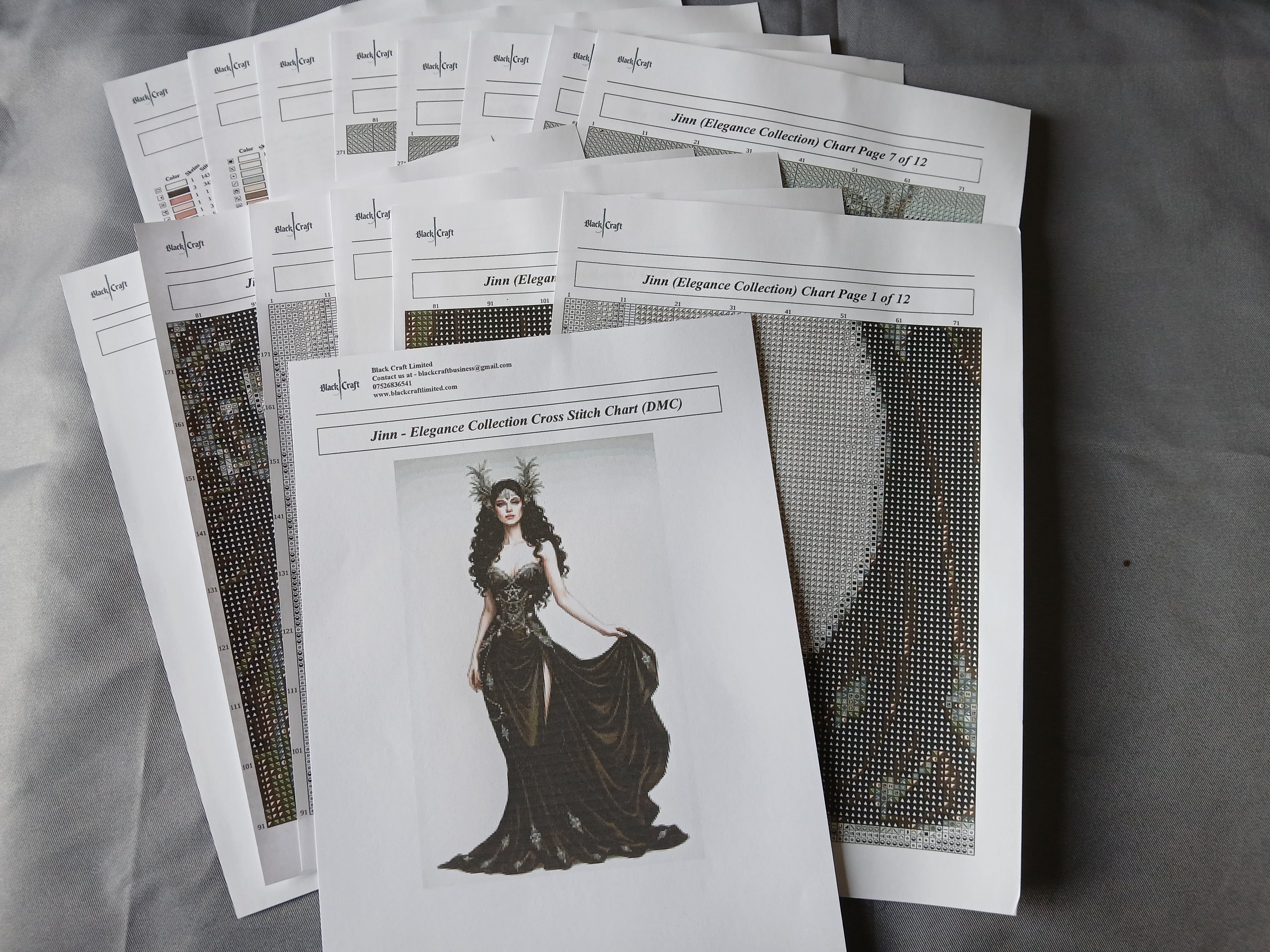 Jinn (Elegance Collection) Cross Stitch Chart