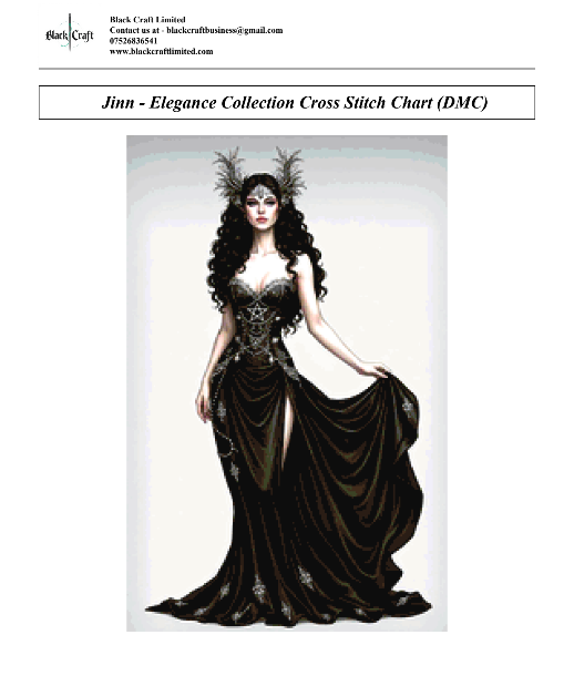 Jinn (Elegance Collection) Cross Stitch Chart
