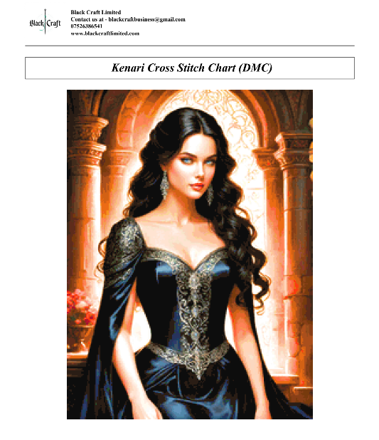Kenari Cross Stitch Chart