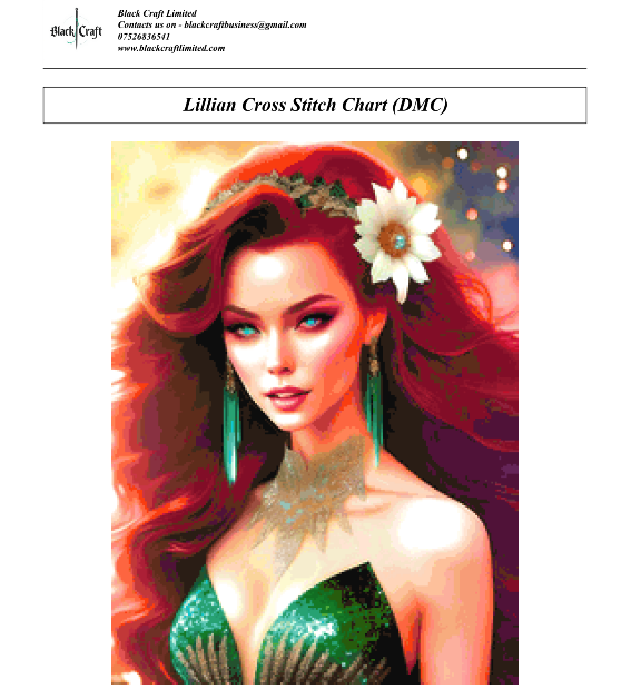 Lillian Cross Stitch Chart Pattern