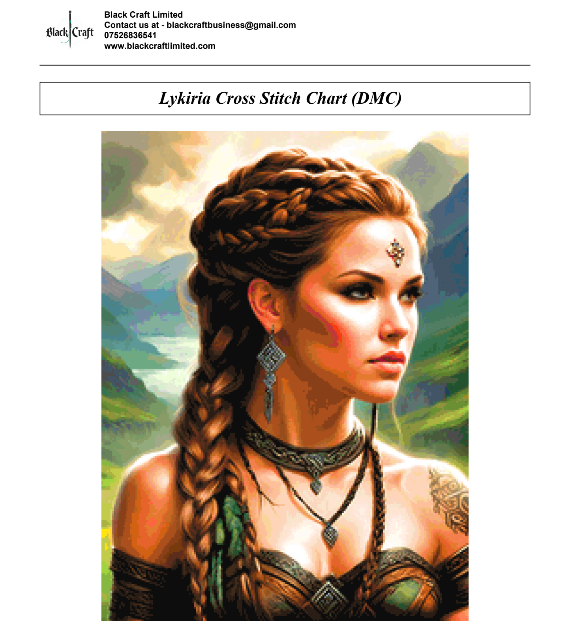 Lykiria Cross Stitch Chart