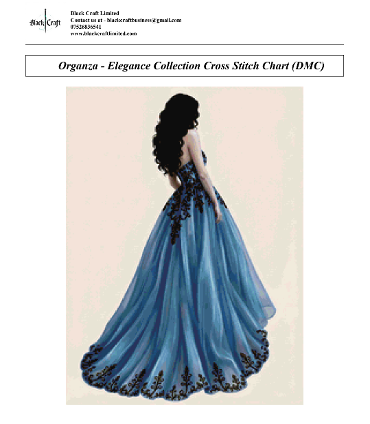 Organza Cross Stitch Chart