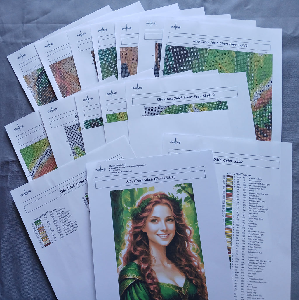 Sibe Cross Stitch Chart Pattern