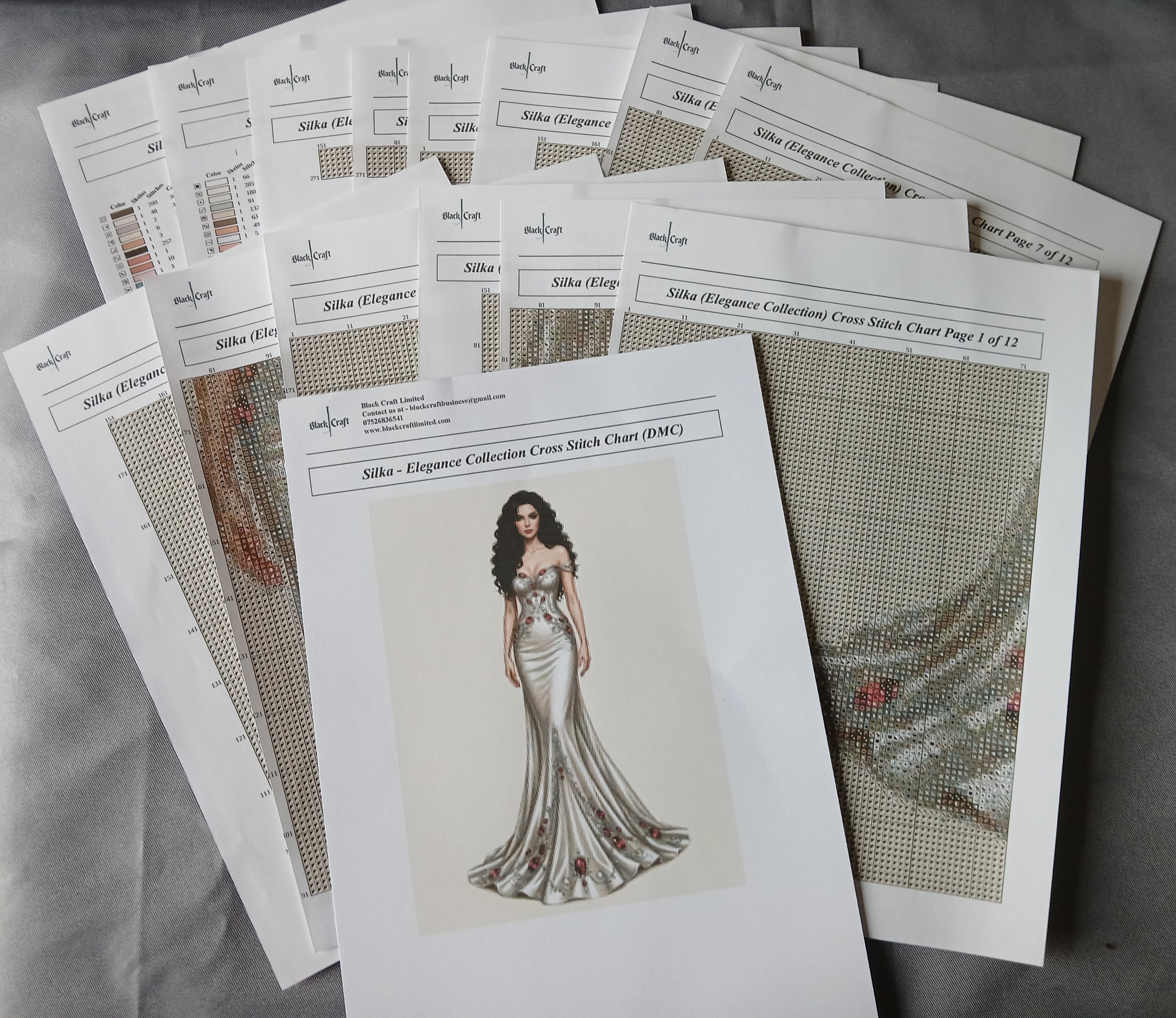 Silka (Elegance Collection) Cross Stitch Chart