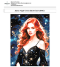 Starry Night Cross Stitch Chart