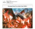Sweeping Dread Cross Stitch Chart Pattern