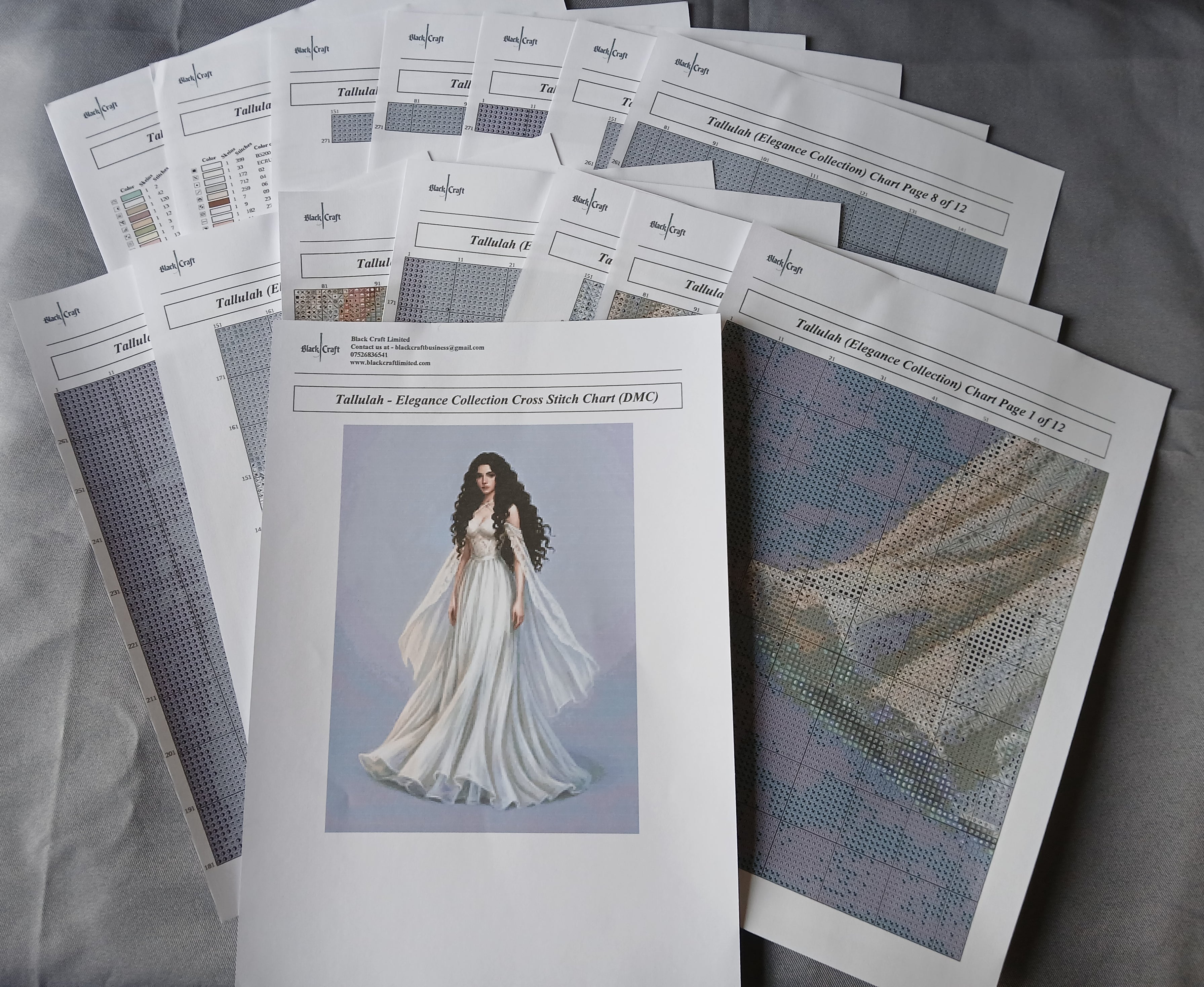 Tallulah (Elegance Collection) Cross Stitch Chart