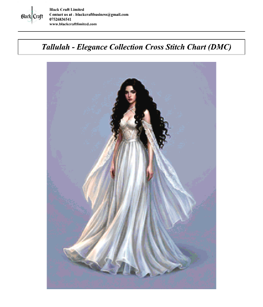 Tallulah (Elegance Collection) Cross Stitch Chart