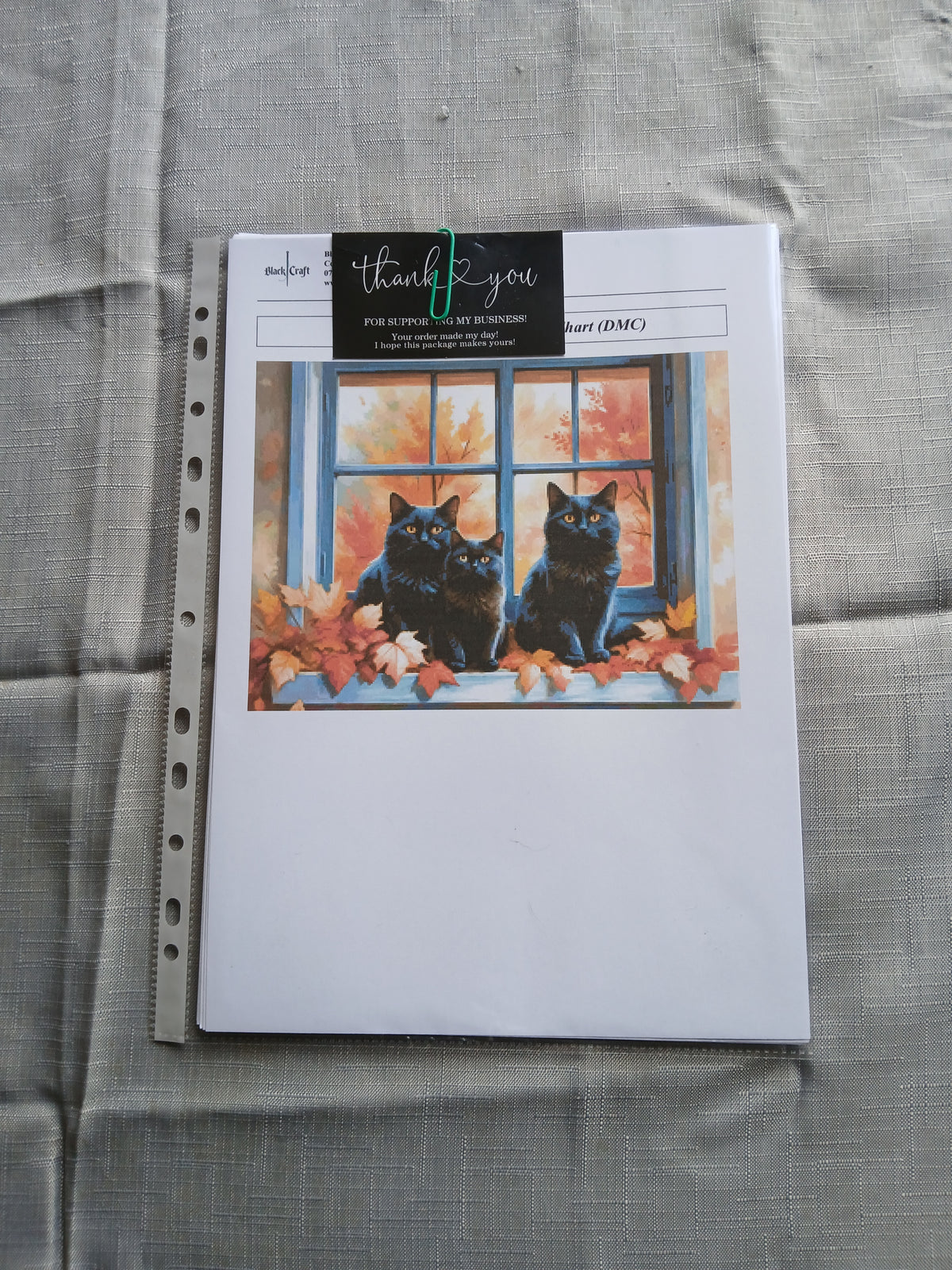 The Black Family Cross Stitch Chart Pattern