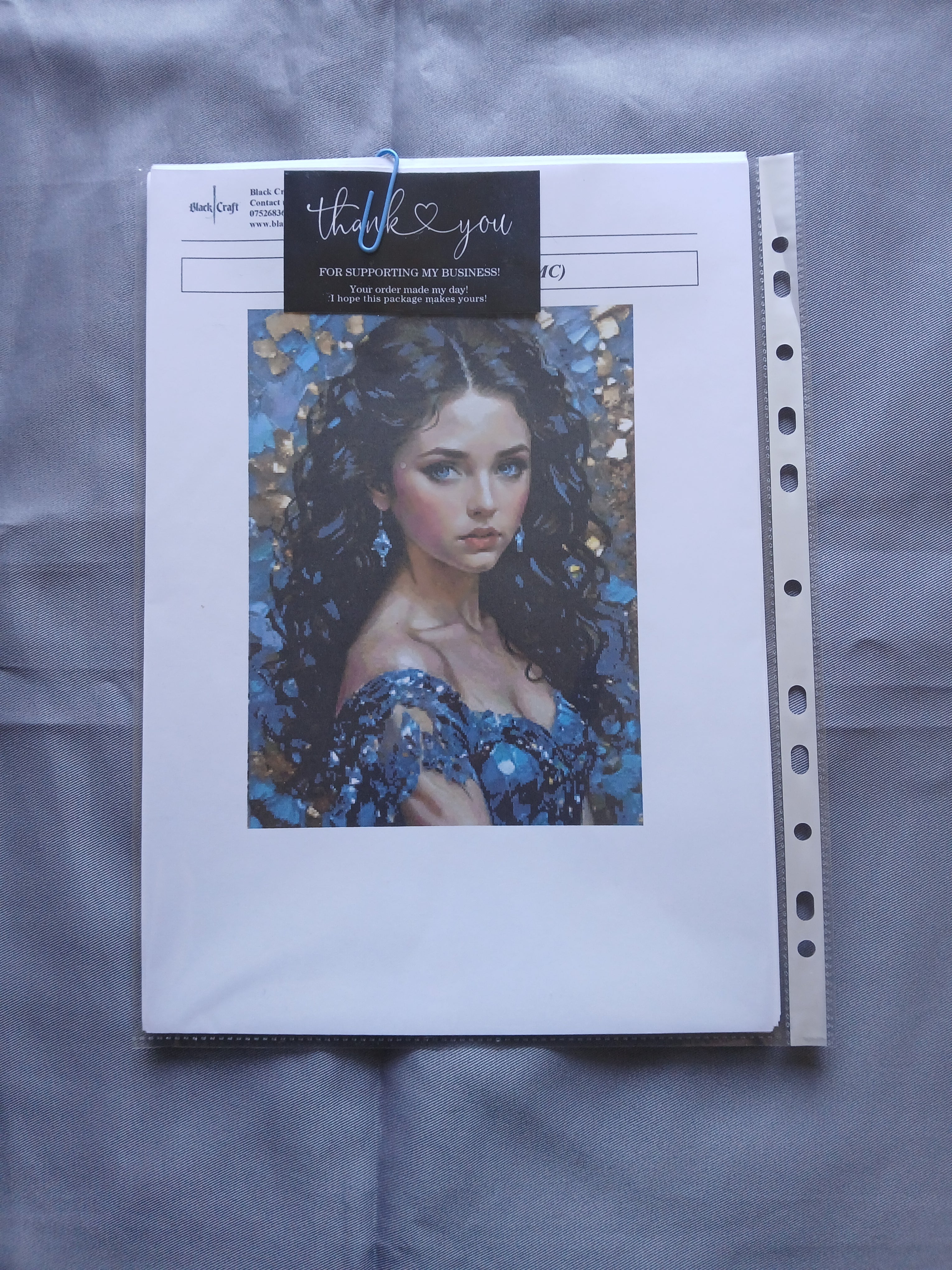 Topaz Cross Stitch Chart Pattern