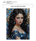 Topaz Cross Stitch Chart Pattern