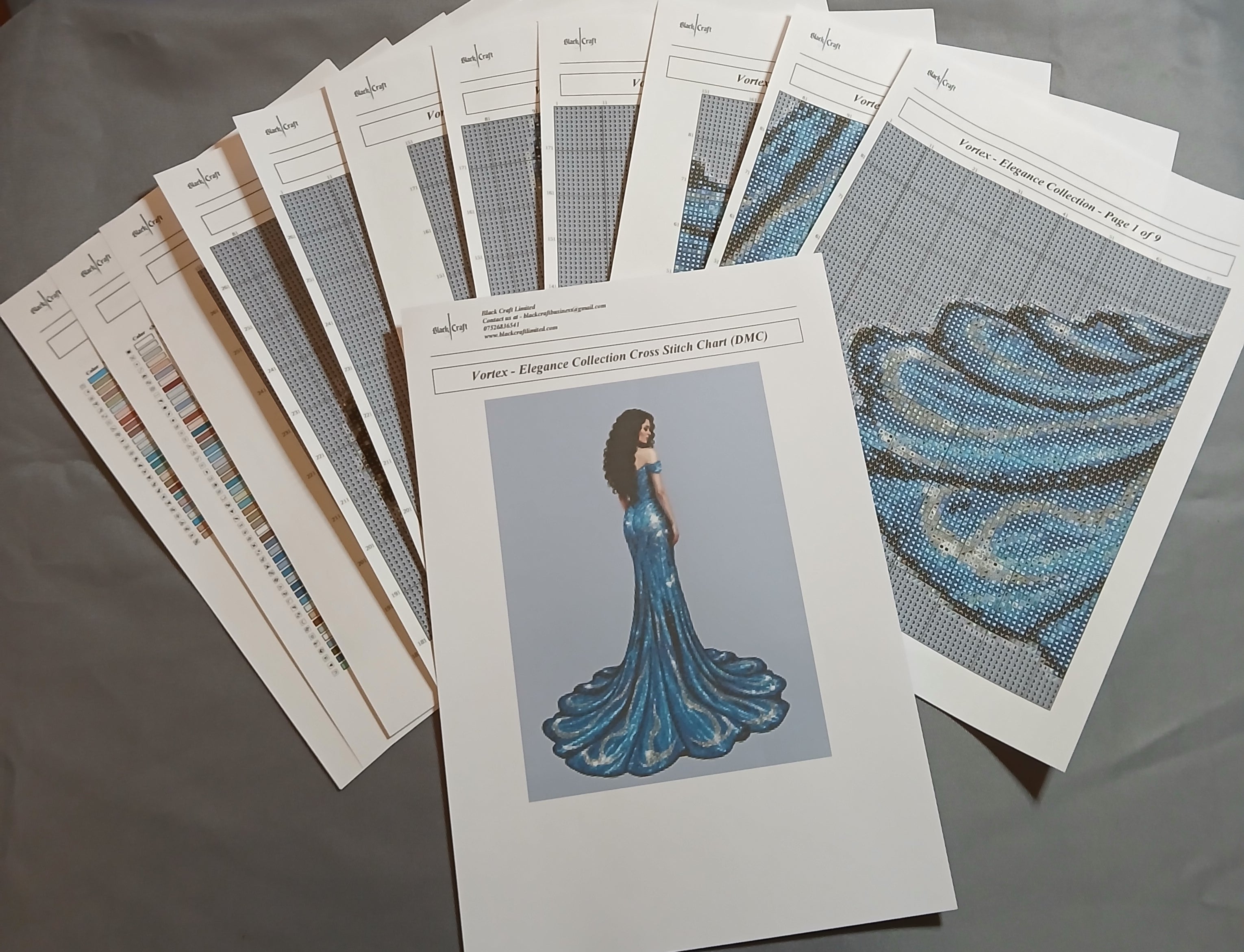 Vortex Cross Stitch Chart