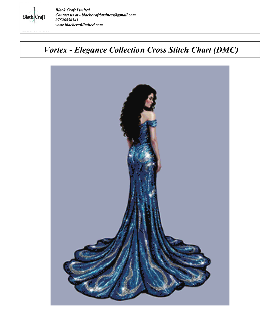 Vortex Cross Stitch Chart
