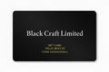 Black Craft Limited Gift Card